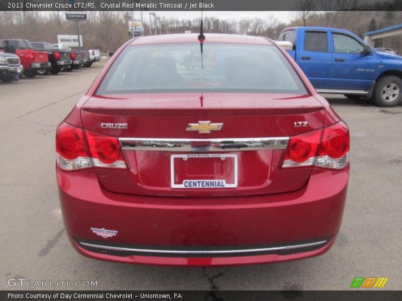 Crystal Red Metallic Tintcoat / Jet Black 2013 Chevrolet Cruze LTZ/RS
