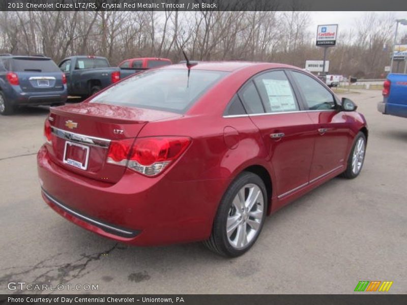 Crystal Red Metallic Tintcoat / Jet Black 2013 Chevrolet Cruze LTZ/RS