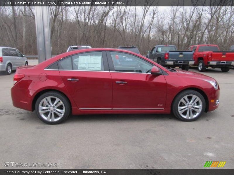 Crystal Red Metallic Tintcoat / Jet Black 2013 Chevrolet Cruze LTZ/RS