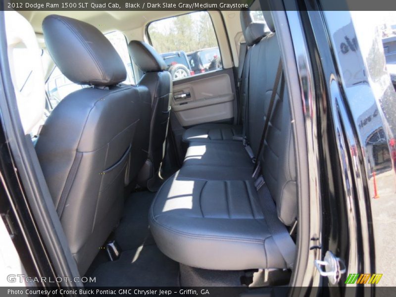 Black / Dark Slate Gray/Medium Graystone 2012 Dodge Ram 1500 SLT Quad Cab