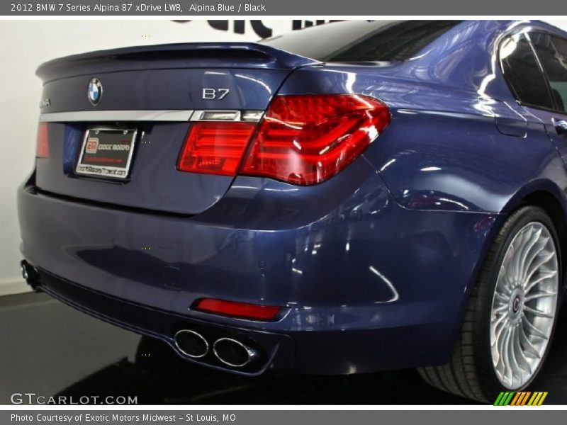 Alpina Blue / Black 2012 BMW 7 Series Alpina B7 xDrive LWB
