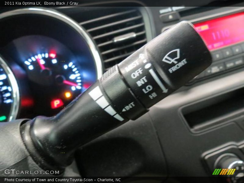 Ebony Black / Gray 2011 Kia Optima LX
