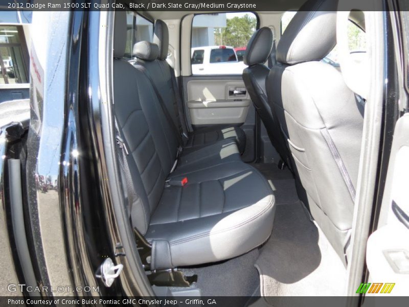Black / Dark Slate Gray/Medium Graystone 2012 Dodge Ram 1500 SLT Quad Cab