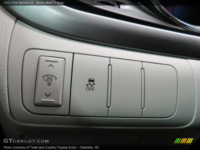 Ebony Black / Gray 2011 Kia Optima LX