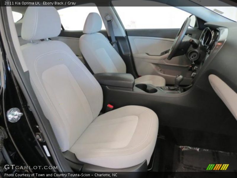 Ebony Black / Gray 2011 Kia Optima LX