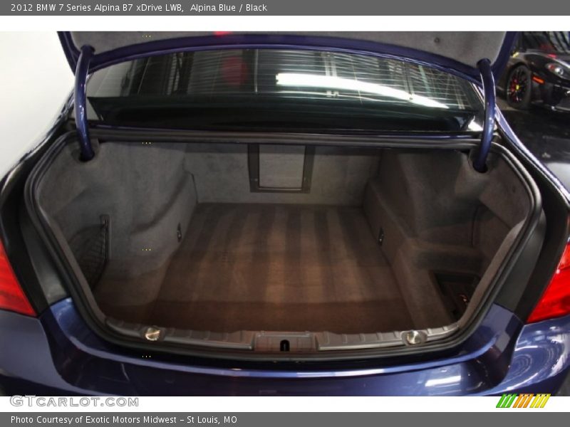  2012 7 Series Alpina B7 xDrive LWB Trunk