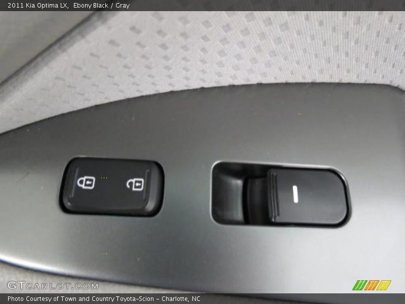 Ebony Black / Gray 2011 Kia Optima LX