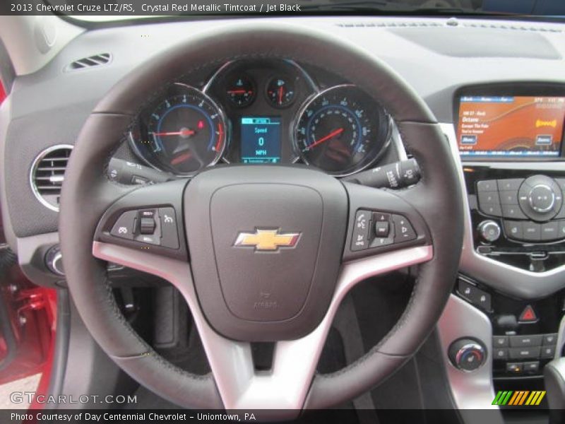 Crystal Red Metallic Tintcoat / Jet Black 2013 Chevrolet Cruze LTZ/RS