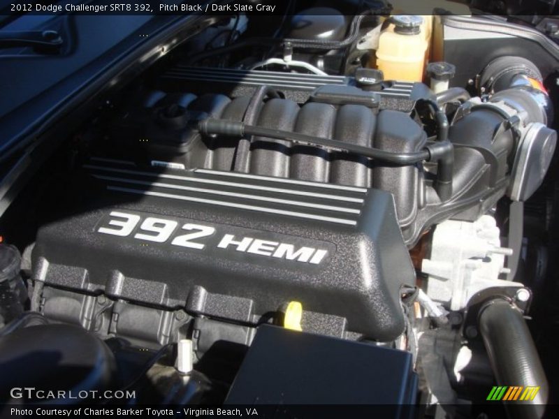 Pitch Black / Dark Slate Gray 2012 Dodge Challenger SRT8 392