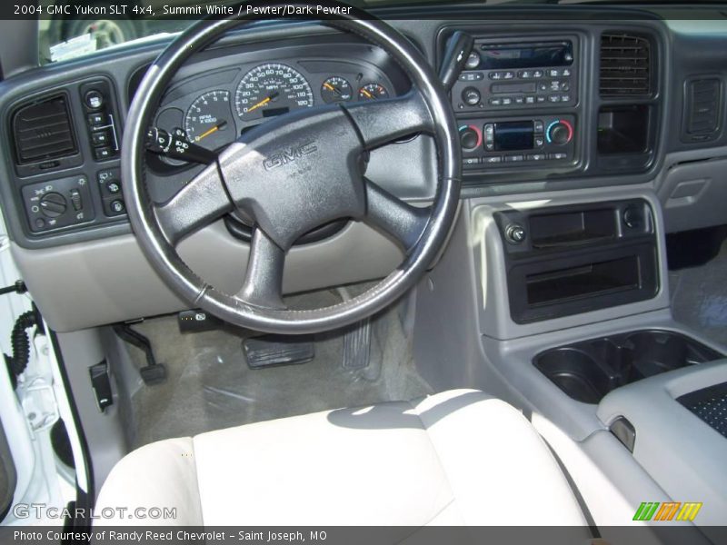 Summit White / Pewter/Dark Pewter 2004 GMC Yukon SLT 4x4