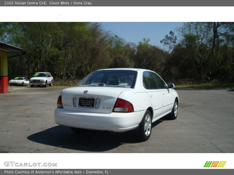 Cloud White / Stone Gray 2003 Nissan Sentra GXE