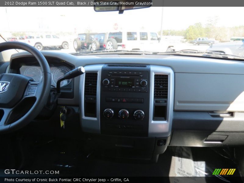 Black / Dark Slate Gray/Medium Graystone 2012 Dodge Ram 1500 SLT Quad Cab