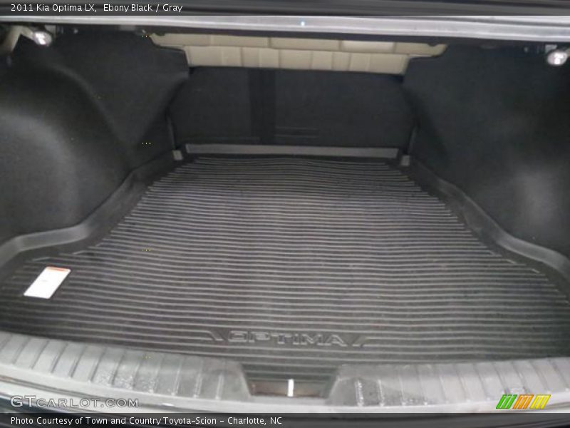 Ebony Black / Gray 2011 Kia Optima LX