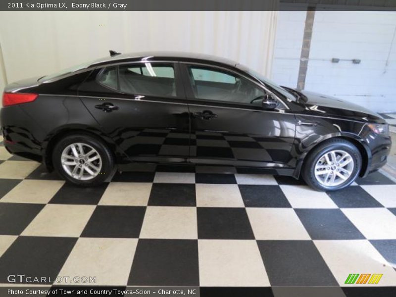 Ebony Black / Gray 2011 Kia Optima LX