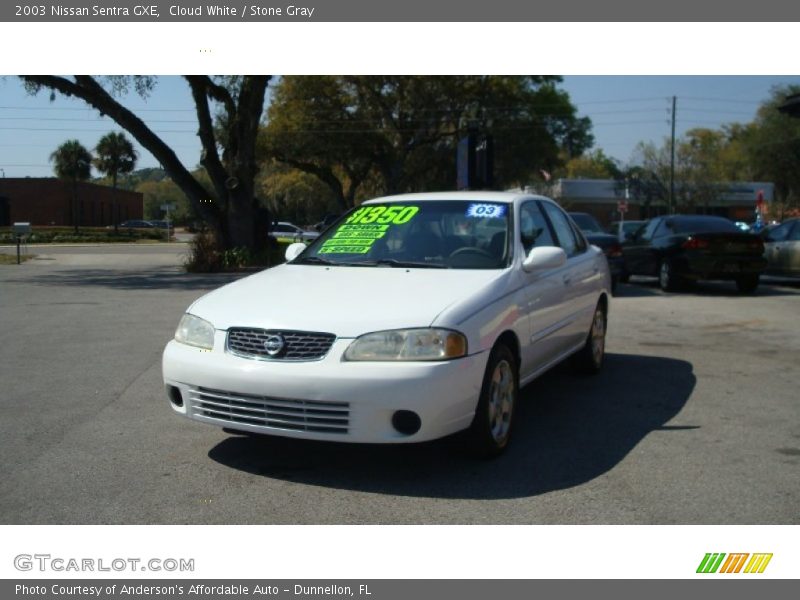 Front 3/4 View of 2003 Sentra GXE