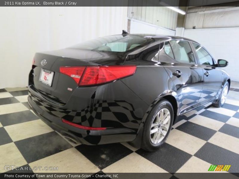 Ebony Black / Gray 2011 Kia Optima LX