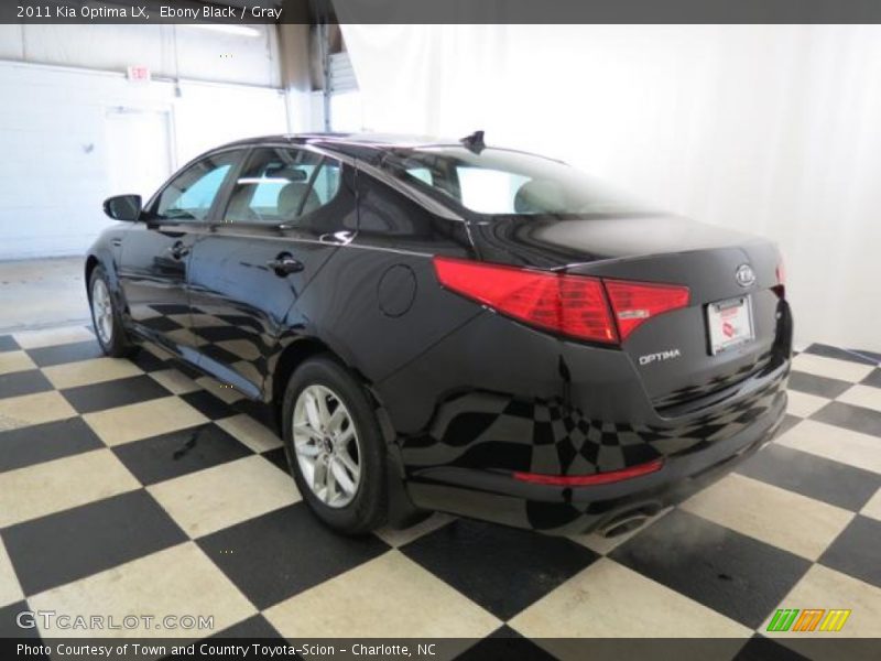 Ebony Black / Gray 2011 Kia Optima LX