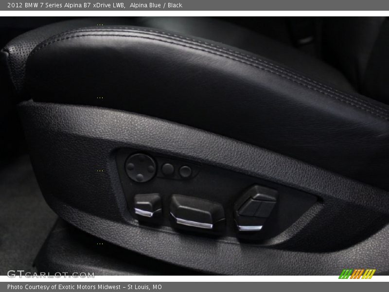 Controls of 2012 7 Series Alpina B7 xDrive LWB