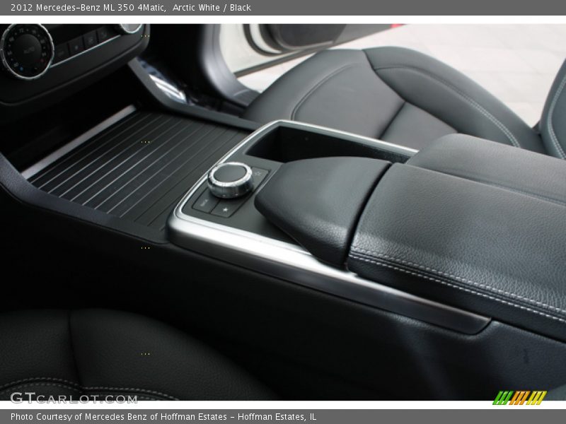 Arctic White / Black 2012 Mercedes-Benz ML 350 4Matic