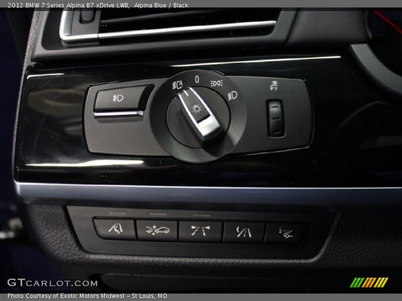 Controls of 2012 7 Series Alpina B7 xDrive LWB