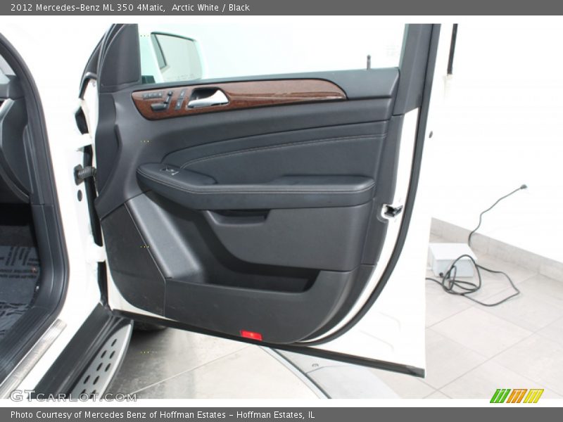 Arctic White / Black 2012 Mercedes-Benz ML 350 4Matic
