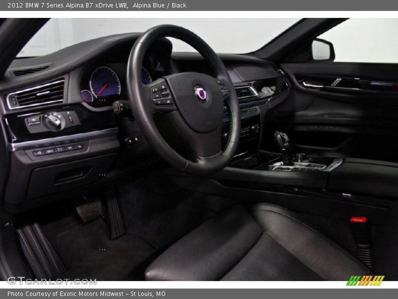 Dashboard of 2012 7 Series Alpina B7 xDrive LWB