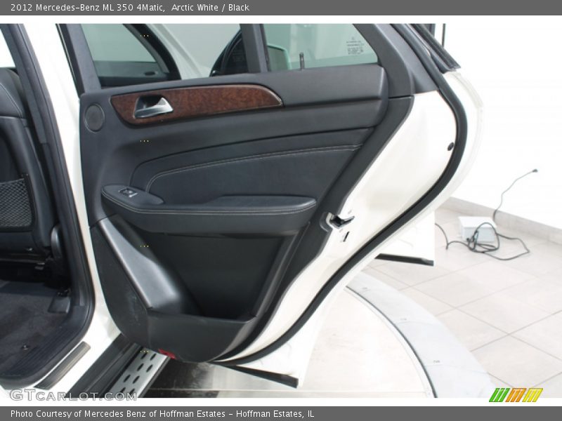 Arctic White / Black 2012 Mercedes-Benz ML 350 4Matic