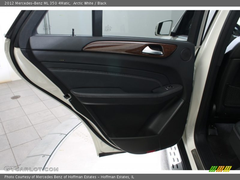 Arctic White / Black 2012 Mercedes-Benz ML 350 4Matic