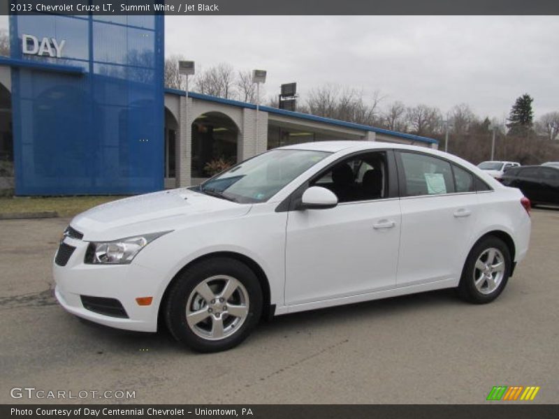 Summit White / Jet Black 2013 Chevrolet Cruze LT