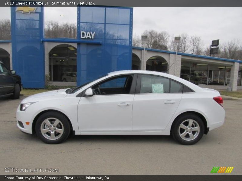 Summit White / Jet Black 2013 Chevrolet Cruze LT