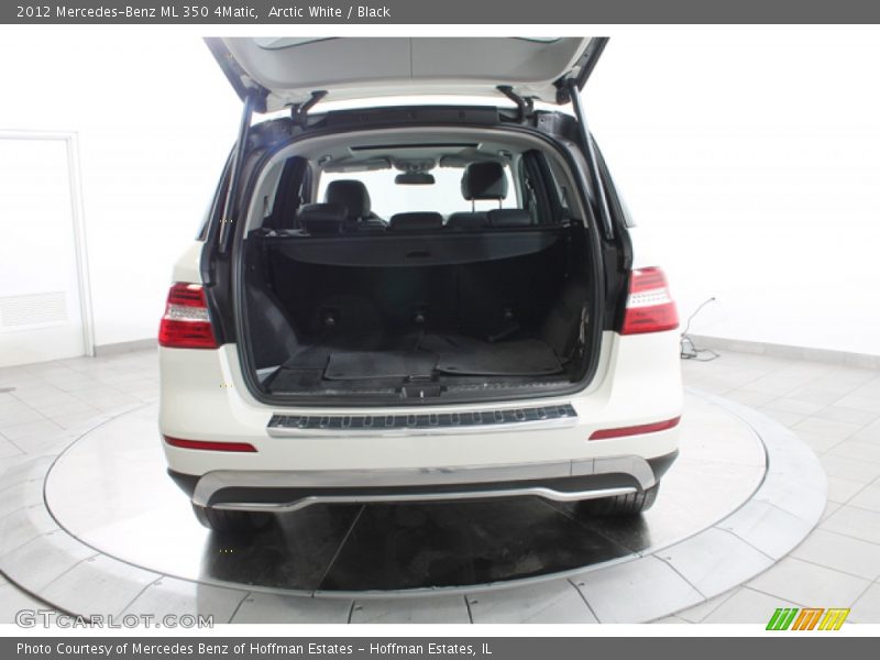 Arctic White / Black 2012 Mercedes-Benz ML 350 4Matic