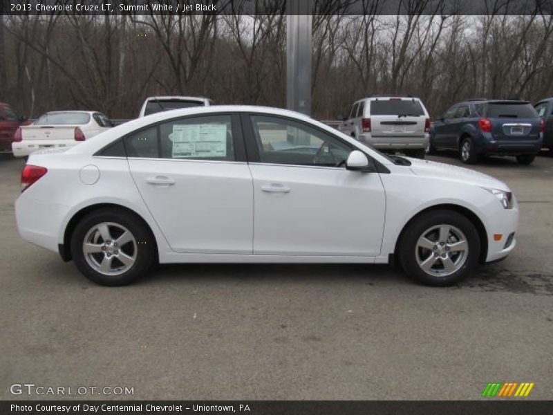 Summit White / Jet Black 2013 Chevrolet Cruze LT