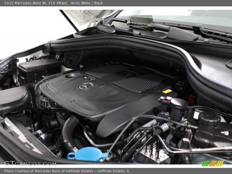 Arctic White / Black 2012 Mercedes-Benz ML 350 4Matic