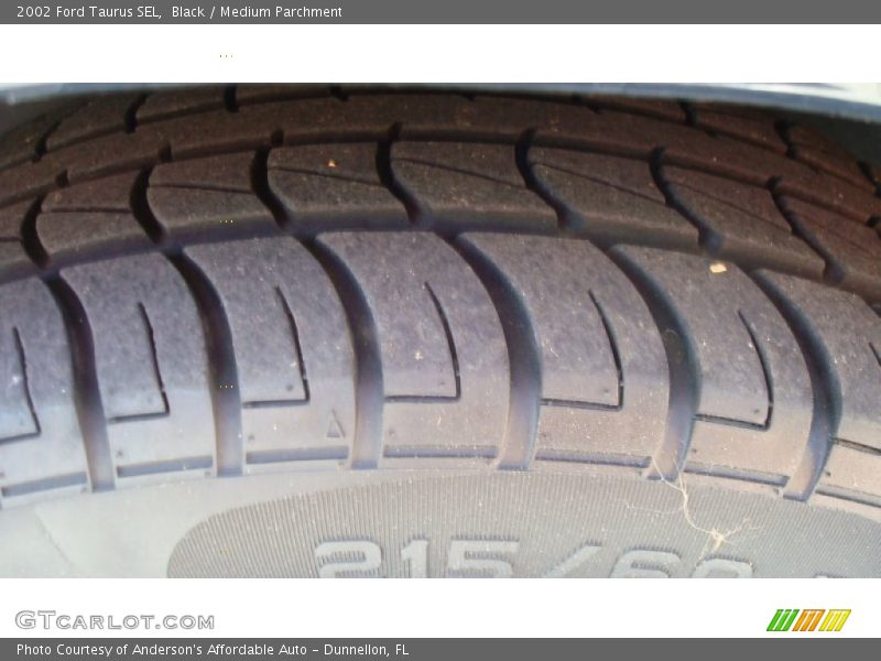 Black / Medium Parchment 2002 Ford Taurus SEL