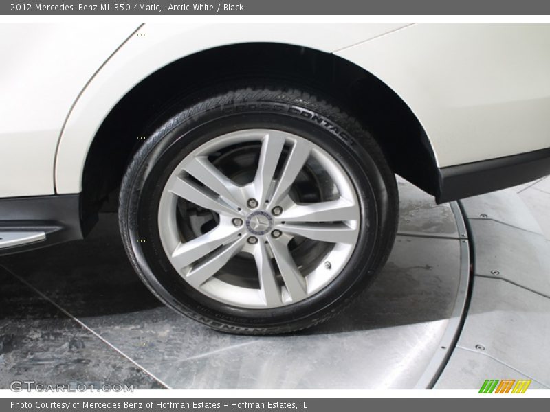 Arctic White / Black 2012 Mercedes-Benz ML 350 4Matic