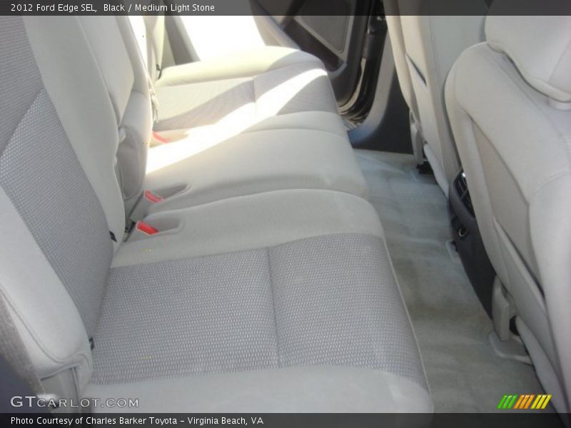 Black / Medium Light Stone 2012 Ford Edge SEL