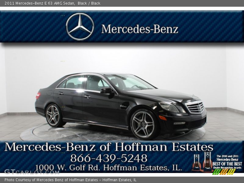 Black / Black 2011 Mercedes-Benz E 63 AMG Sedan