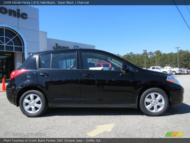 Super Black / Charcoal 2008 Nissan Versa 1.8 SL Hatchback