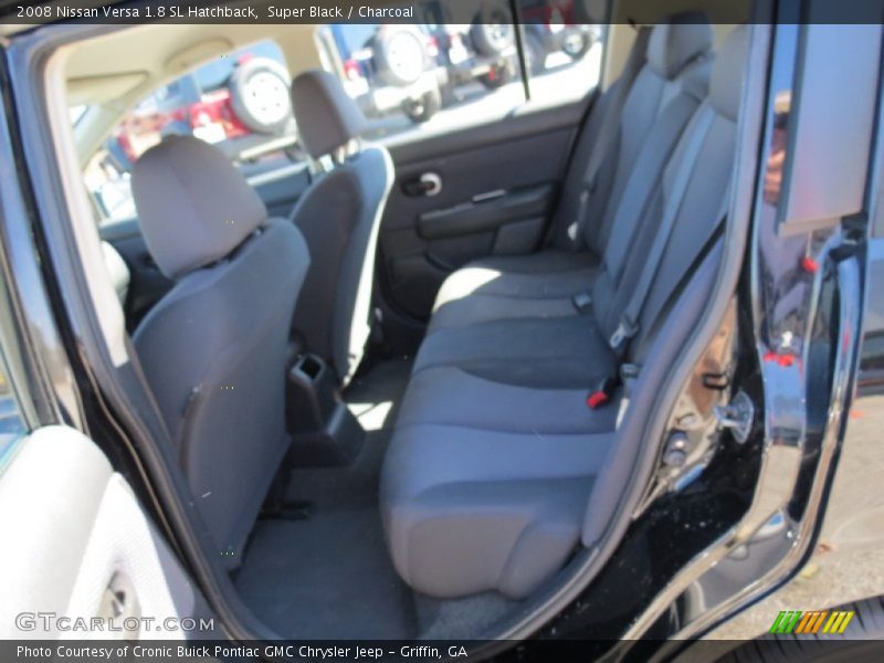 Super Black / Charcoal 2008 Nissan Versa 1.8 SL Hatchback