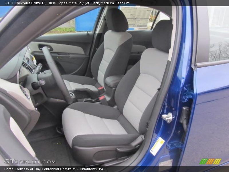 Blue Topaz Metallic / Jet Black/Medium Titanium 2013 Chevrolet Cruze LS