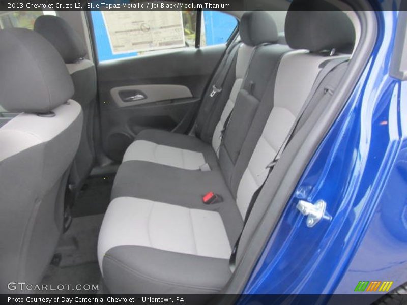 Blue Topaz Metallic / Jet Black/Medium Titanium 2013 Chevrolet Cruze LS