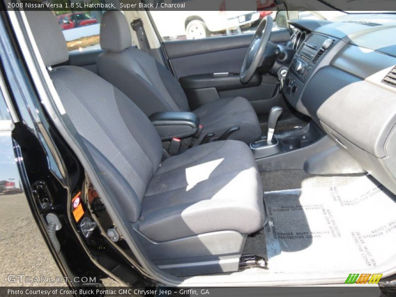 Super Black / Charcoal 2008 Nissan Versa 1.8 SL Hatchback