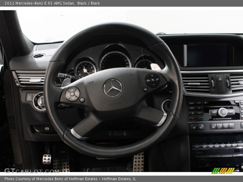 Black / Black 2011 Mercedes-Benz E 63 AMG Sedan