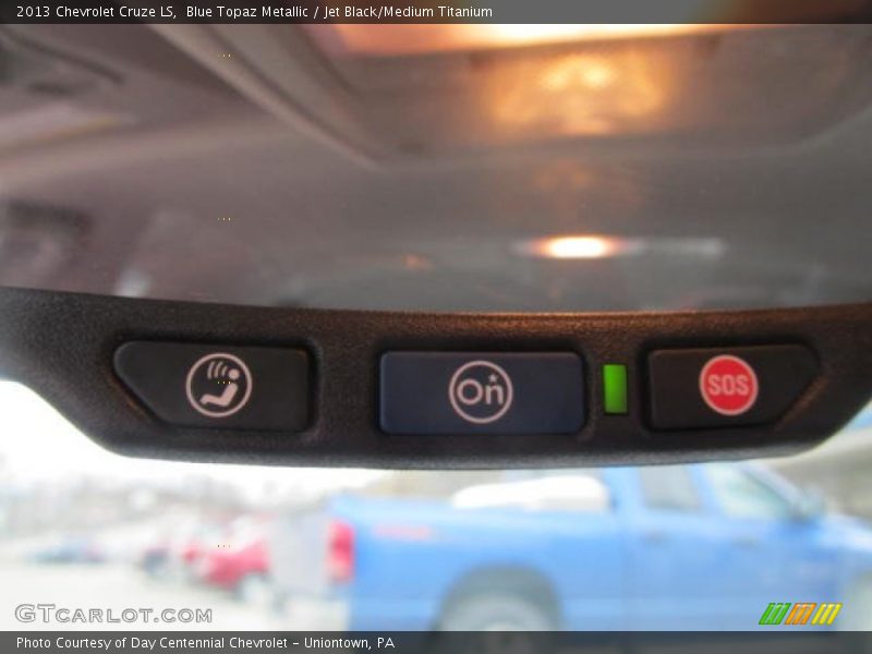 Blue Topaz Metallic / Jet Black/Medium Titanium 2013 Chevrolet Cruze LS