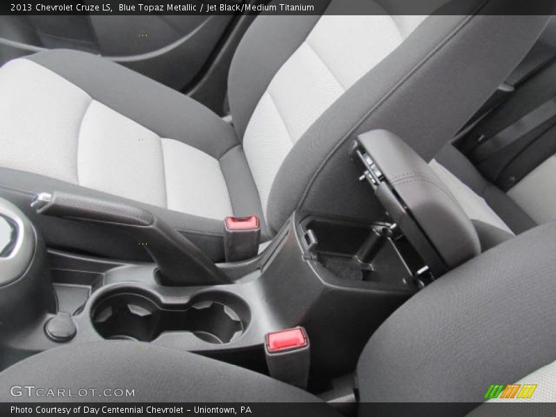 Blue Topaz Metallic / Jet Black/Medium Titanium 2013 Chevrolet Cruze LS