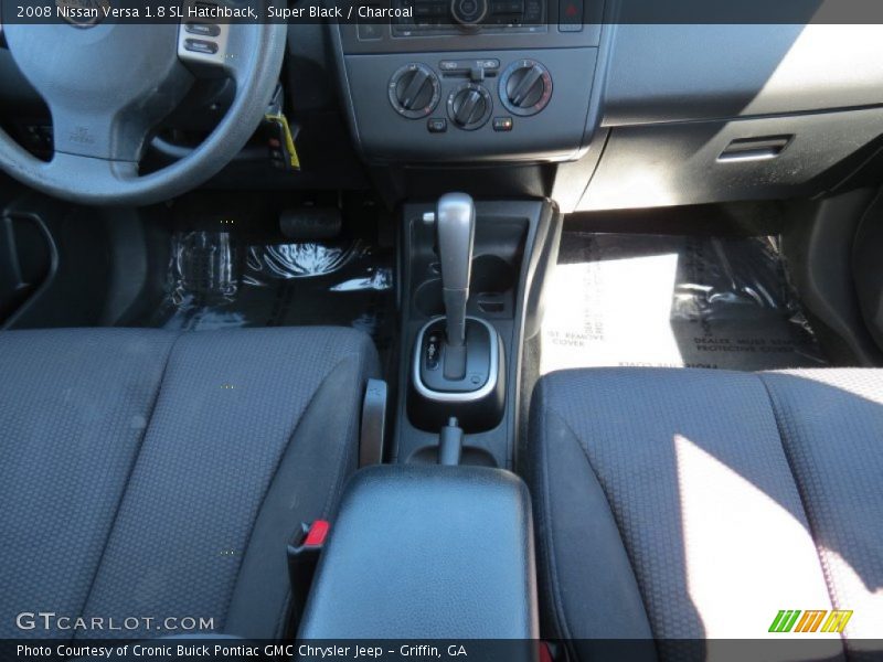 Super Black / Charcoal 2008 Nissan Versa 1.8 SL Hatchback
