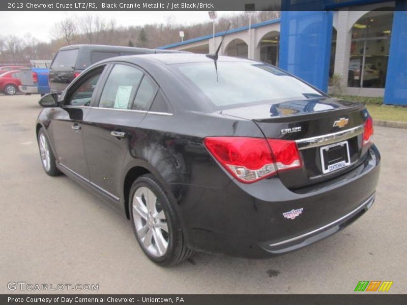 Black Granite Metallic / Jet Black/Brick 2013 Chevrolet Cruze LTZ/RS