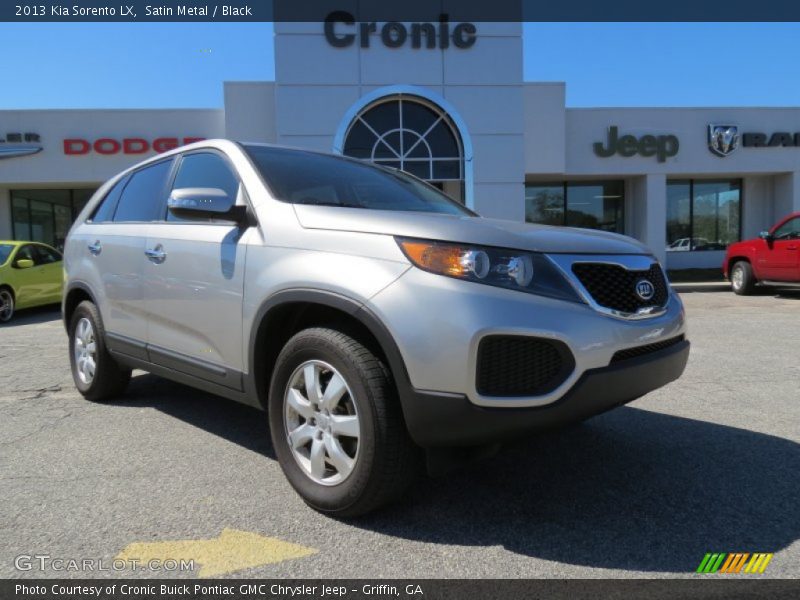 Satin Metal / Black 2013 Kia Sorento LX