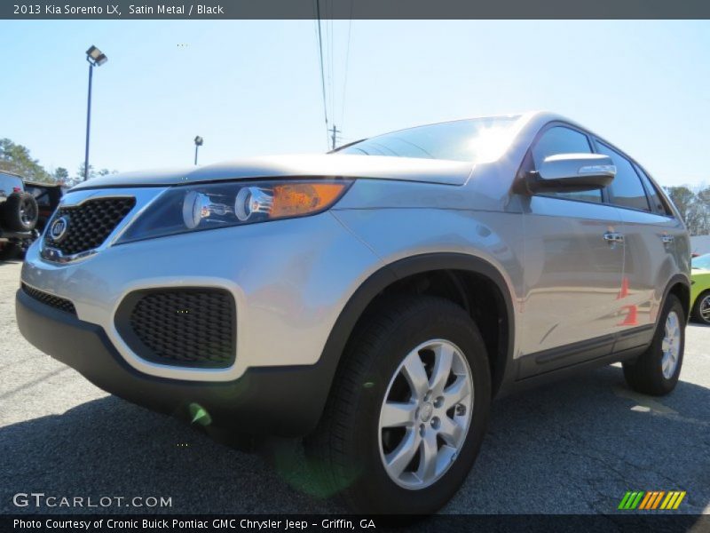 Satin Metal / Black 2013 Kia Sorento LX