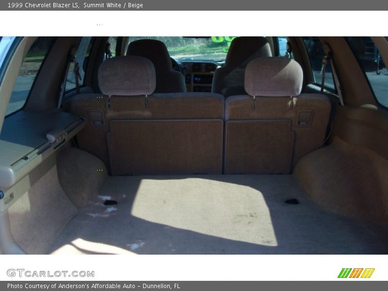 Summit White / Beige 1999 Chevrolet Blazer LS